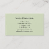 Trendy Bliss Green Apple Visitekaartje (Achterkant)