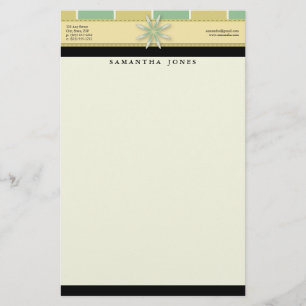 Trendy Bliss Oasis Gepersonaliseerd briefpapier