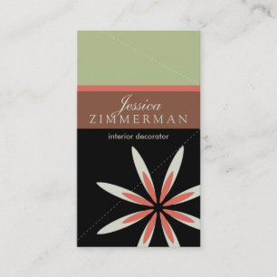 Trendy Bliss Sage en Melon Visitekaartje