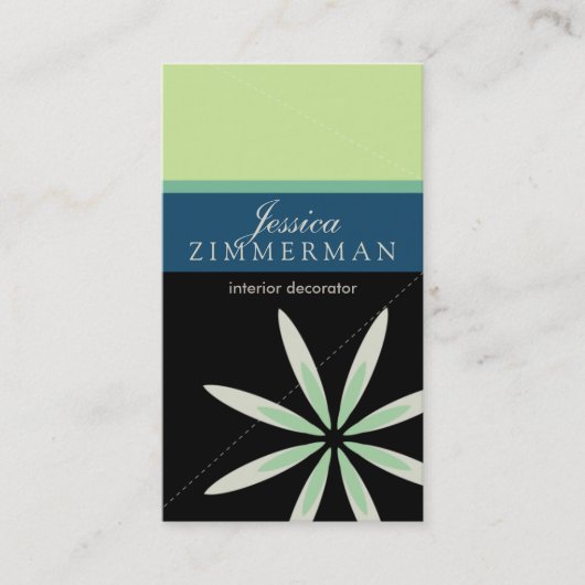 Trendy Bliss Seafoam Visitekaartje (Voorkant)