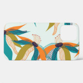 Trendy Bloemen: Hand getekend Scandinavisch. Case-Mate iPhone Case (Achterkant (horizontaal))