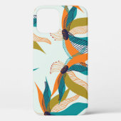 Trendy Bloemen: Hand getekend Scandinavisch. Case-Mate iPhone Case (Achterkant)