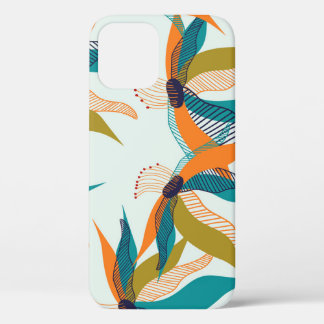 Trendy Bloemen: Hand getekend Scandinavisch. Case-Mate iPhone Case