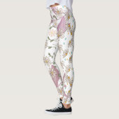 Trendy Bloemen Ontwerp Leggings (Links)