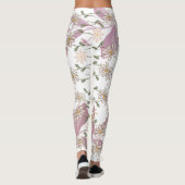 Trendy Bloemen Ontwerp Leggings (Achterkant)