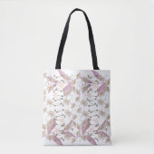 Trendy Bloemen Ontwerp Tote Bag (Voorkant)