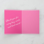 Trendy Bloemige Luxe Cadeaubox Kaart (Binnen)