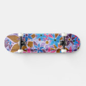 Trendy Bloemmotief #13 Persoonlijk Skateboard (Horizontaal)