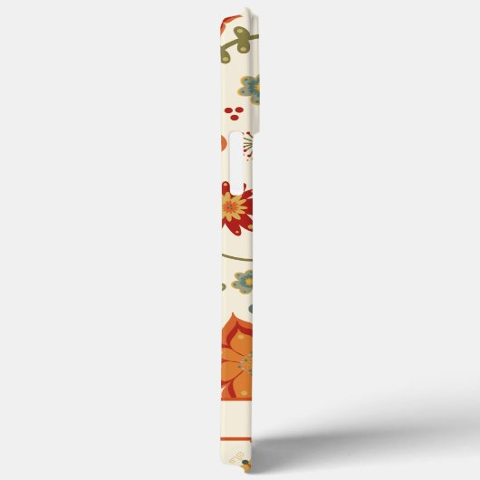 Trendy bloemmotief  naam Inspirivity Case-Mate iPhone Case (Achterkant / Rechts)