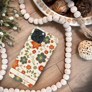 Trendy bloemmotief  naam Inspirivity Case-Mate iPhone Case