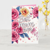 Trendy Bloemrijke Luxe Cadeaocollectie Kaart (Gele Bloem)