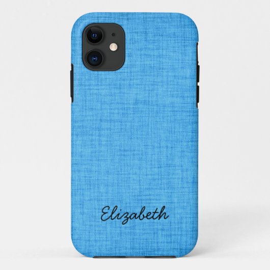 Trendy Blue Background Case-Mate iPhone Case (Achterkant)
