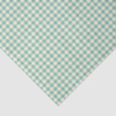 Trendy  Blue Checkerboard Patroon Tissuepapier (Detail)