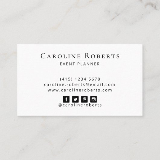 Trendy Blue Gold Waterverf Brushstrokes Elegant Visitekaartje (Achterkant)