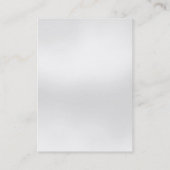 Trendy Blue Gray Monogram Consultant Visitekaartje (Achterkant)