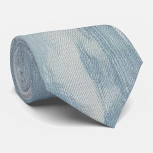 Trendy Blue Jean Fabric-Stropdas Stropdas