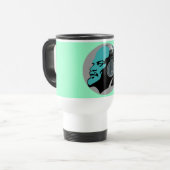 TRENDY BLUE LENIN LIGT VAN MUZIEK! REISBEKER (Voorkant links)