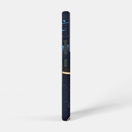  Trendy Blue Musical Notes Samsung Galaxy Hoesje (Rechterkant)