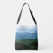 Trendy Blue Ridge Smoky Mountains Foto Crossbody Tas (Achterkant)