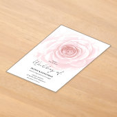 Trendy Blush Boho Trouw Uitnodiging (Laagn)