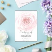 Trendy Blush Boho Trouw Uitnodiging (Insitu (Huwelijk))