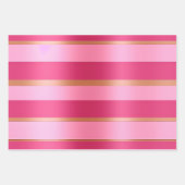 Trendy Blush Pink en Gold Inpakpapier Vel (Voorkant 3)