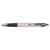 Trendy Blush Pink gepersonaliseerde naam Pen (Achterkant)