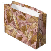 Trendy Blush Pink Gold Boho laat Collectie hangen Groot Cadeauzakje (Achterkant Gekanteld)