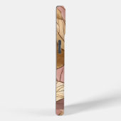 Trendy Blush Pink Gold Boho Leaves Collectie Case-Mate iPhone Case (Achterkant / Rechts)
