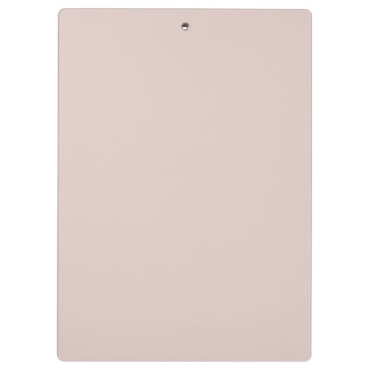 Trendy Blush Pink Oversize Monogrammen Initialen Klembord (Achterkant)