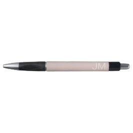 Trendy Blush Pink Oversize Monogrammen Initialen Pen