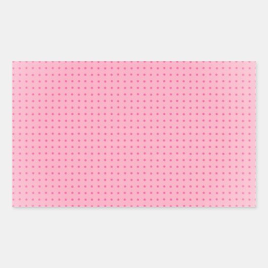 Trendy Blush Roze Aangepaste Lege Sjabloon Rechthoekige Sticker (Voorkant)