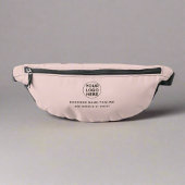 Trendy Blush Roze Bedrijf Logo Promotional Heuptasje