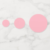 Trendy Blush Roze Effen Kleur | Klassiek Elegant Confetti (Achterkanten)