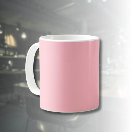 Trendy Blush Roze Effen Kleur | Klassiek Elegant Koffiemok