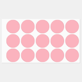 Trendy Blush Roze Effen Kleur | Klassiek Elegant Labels