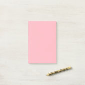 Trendy Blush Roze Effen Kleur | Klassiek Elegant Post-it® Notes (Op bureau)