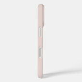 Trendy Blush Roze Grijs Script Monogram Case-Mate iPhone Case (Achterkant / Rechts)