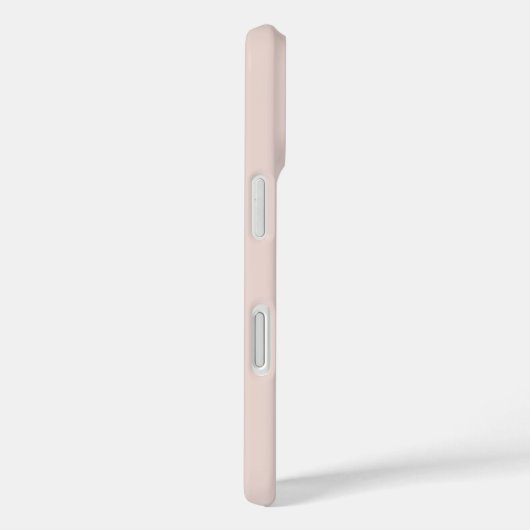 Trendy Blush Roze Grijs Script Monogram Case-Mate iPhone Case (Achterkant / Rechts)