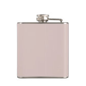 Trendy Blush Roze Oversized Monogram Eerste Letter Heupfles (Achterkant)
