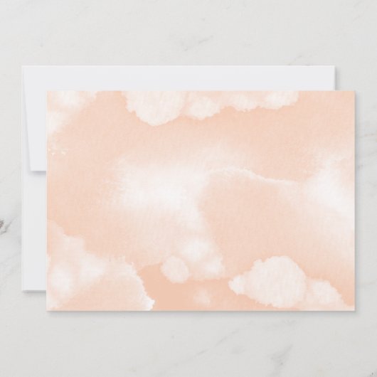 Trendy Blush Waterverf Geometric 50th Birthday Kaart (Achterkant)