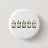 Trendy Boba Ronde Button 3,2 Cm (Voorkant)