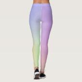 Trendy Bohemian Rainbow Leggings voor dames: stijl (Achterkant)