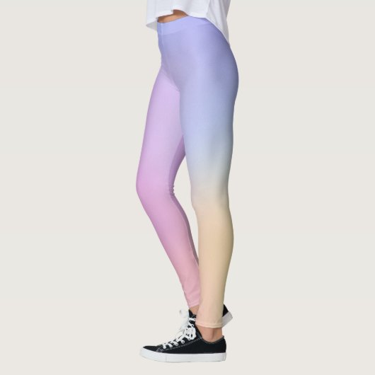 Trendy Bohemian Rainbow Leggings voor dames: stijl (Links)
