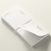 Trendy Boho Chic Terracotta Cool gepersonaliseerd Post-it® Notes