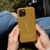 Trendy Boho chique minimalistische maatmosterd gee Case-Mate iPhone Case