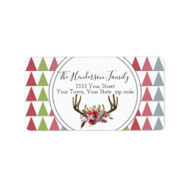 Trendy Boho chique retour adreslabel Etiket