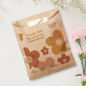 Trendy Boho Daisies Bedankzakje (Gezegeld)