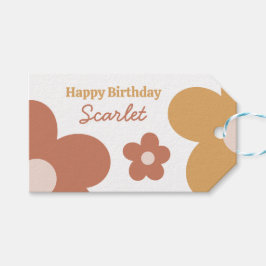 Trendy Boho Daisies Cadeaulabel