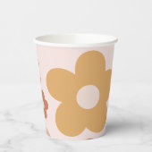 Trendy Boho Daisies Papieren Bekers (Links)
